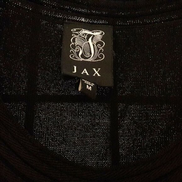 Jax Womens Bodycon Black Dress Sz M - Picture 4 of 5